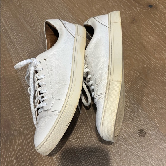 Frye White Leather Women's Sneakers 8 - Picture 5 of 8